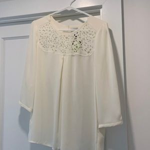 Ivory HD in Paris top.  NWT